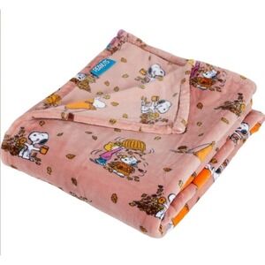 Peanuts‎ Snoopy Fall-Leujah Camping Trip Throw Blanket - 60x70" Snoopy